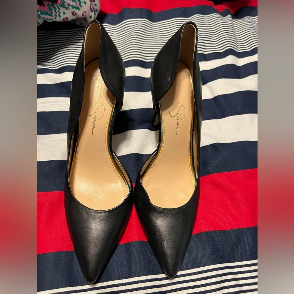 COPY - Jessica Simpson size 10 black heels- VGUC
